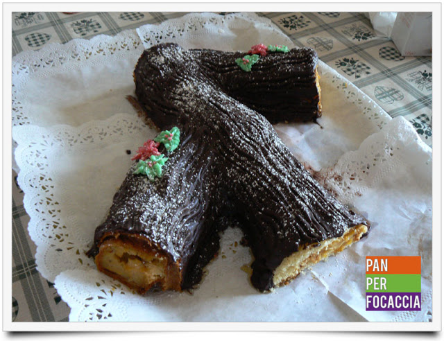 Tronchetto Di Natale Con Pandoro.Tronchetto Di Pandoro