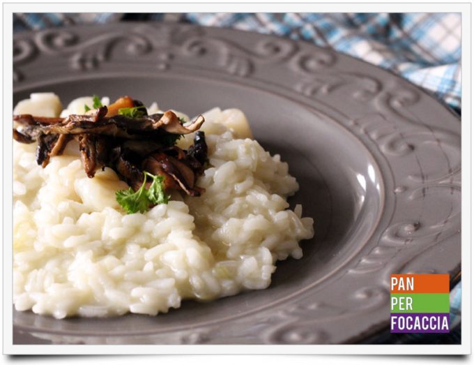 Risotto ai topinambur e porcini 1