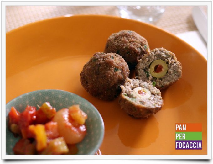 Polpette di carne con olive 1